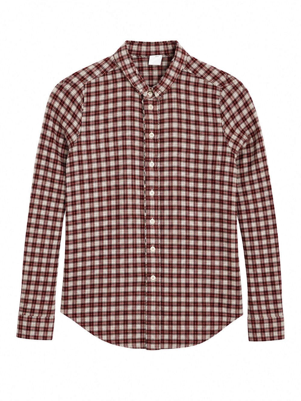 J.Crew Women’s Size 4 Red Gray Plaid Cotton Button Down Shirt Long Sleeve